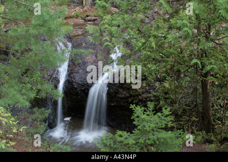 Amnicon Falls State Park, Wisconsin Stockfoto