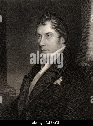 George Hamilton-Gordon, 4th Earl of Aberdeen, 174-1860. Schottischer Tory Peelite und Premierminister. Stockfoto