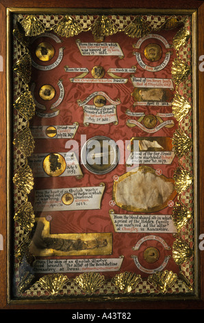 Die Relikte des Tyburn Convent Central London die letzten katholischen Märtyrer hangen für ihren Glauben in Tyburn, heute Marble Arch genannt. London England 1989 1980er Jahre Großbritannien. Stockfoto
