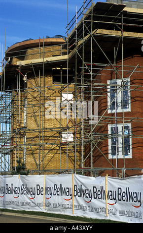 Bellway Häuser Entwicklung auf die Ravenswood Estate, Ipswuich, Suffolk, UK. Stockfoto