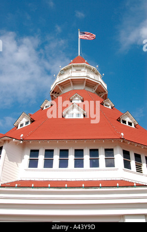 Luxus Hotel del Coronado, San Diego Kalifornien USA Stockfoto