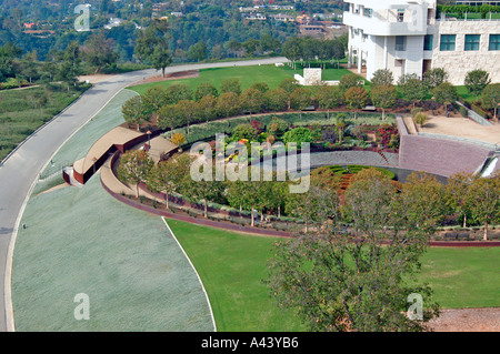 Garten des Getty Center, Los Angeles Kalifornien USA Stockfoto