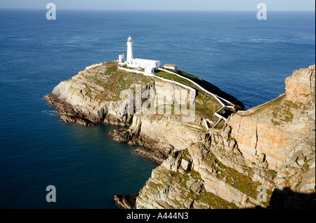 South Stack Leuchtturm, Anglesey, Wales Stockfoto