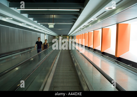 Österreich Flughafen Wien Schwechat Förderband Förderband Stockfoto