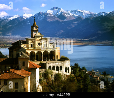 CH - TICINO: Madonna del Sasso oberhalb von Locarno Stockfoto