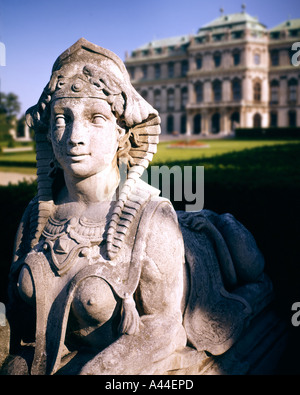 AT - VIENNA: Schloss Belvedere Stockfoto