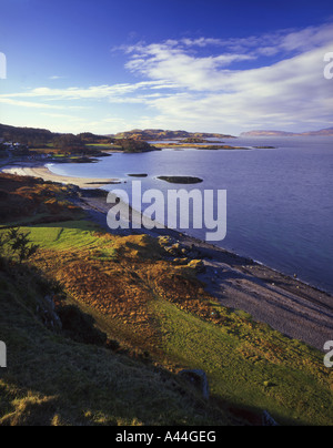 Ganavan Bay in der Nähe von Oban betrachtet aus Ganavan Hill. Stockfoto