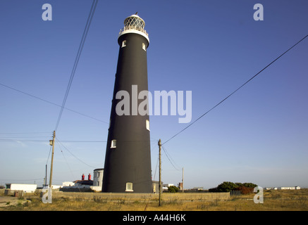 Alten Leuchtturm Dungeness, Kent, UK Stockfoto