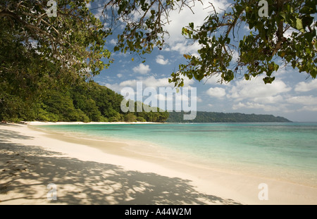 Indien-Andamanen und Nikobaren Havelock Island Radha Nagar Nummer sieben Strand Stockfoto