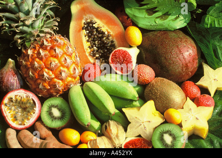 Tropische Früchte Stockfoto