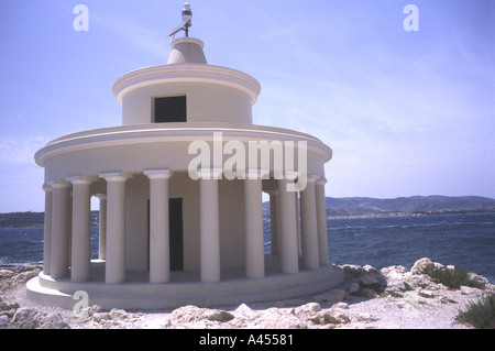 Leuchtturm Kefalonia Griechenland Stockfoto