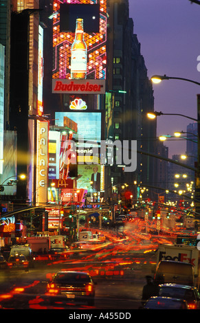 Siebte Avenue Times Square New York USA Stockfoto
