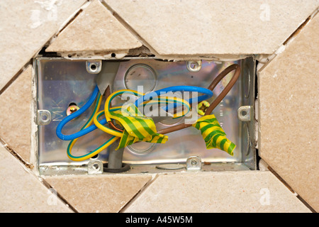 Elektrischen Schaltkasten UK Stockfoto