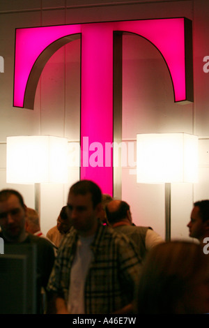 Logo der Deutschen Telekom AG, Berlin, Deutschland Stockfoto