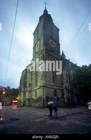 Die schwarze Kirche (schwarze Neagra) in Brasov, Rumänien Stockfoto