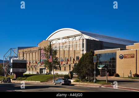Lake Placid Olympia Zentrum Haus der 1932 1980 Winterspiele in Lake Placid, New York Stockfoto