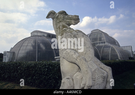 Das äußere des Palmenhauses in Kew Gardens, London Stockfoto