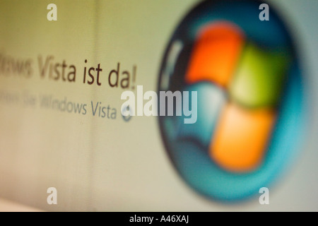 Microsoft Windows Vista-Logo Stockfoto