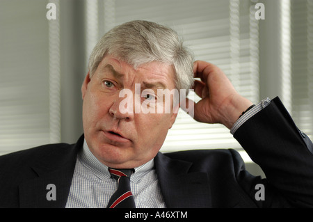 Michael Sommer, Vorstandsvorsitzender der Deutsche Gewerkschaftsbund DGB Stockfoto