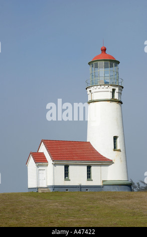 Leuchtturm von Cape Blanco in Port Orford Oregon Stockfoto