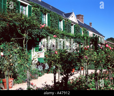 Monet s Haus und Garten in Giverny Stockfoto