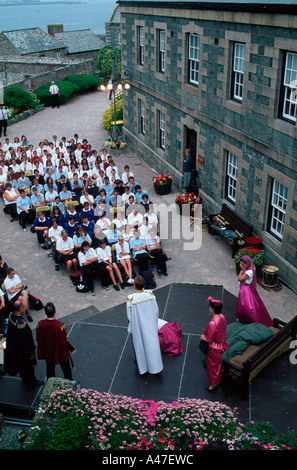 Leistung Cornet Castle Stockfoto