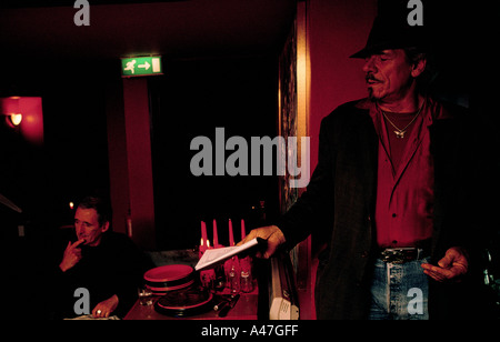 Dublin-Poesie-Lesung-Gruppe Stockfoto