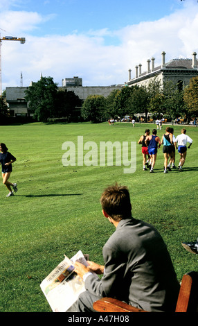 Trinity College in Dublin Stockfoto