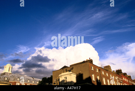 Dublin georgianische Architektur um Merrion square Stockfoto