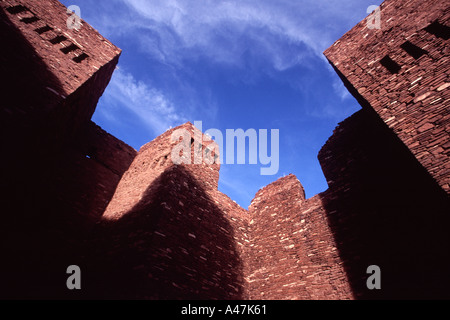 Quarai ruins, Salinas Pueblo Missionen National Monument, New Mexico, USA Stockfoto