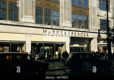 Mark Spencer auf Oxford Straße in london Stockfoto
