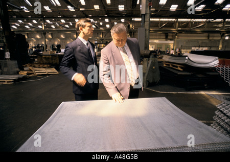 Russische Unternehmer auf Besuch in Großbritannien Stockfoto