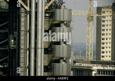 Lloyds Londoner HQ von Lloyds Gebäudeversicherung Stockfoto