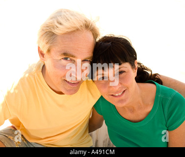Älteres Paar, Lächeln, Porträt Stockfoto