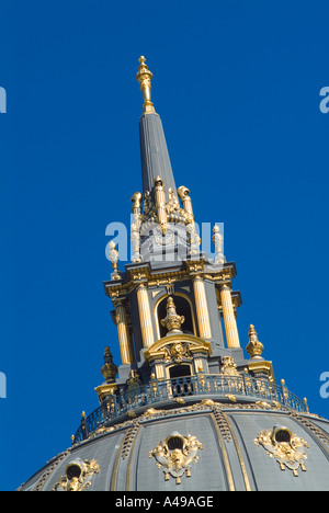 Der Turm des Rathauses Gebäude in San Francisco Kalifornien hautnah Stockfoto