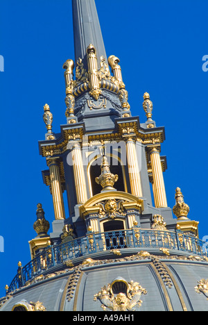 Nahaufnahme der Kirchturm in City Hall in San Francisco Stockfoto