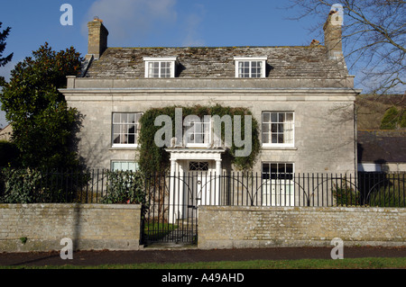 Ehemaliges Haus von Admiral Masterman Hardy am Portesham Dorset. Er diente mit Admiral Lord Nelson bei Trafalgar Stockfoto