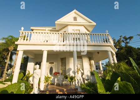 USA Florida Keys Key West Classic Revival nach Hause in der Nähe von südlichen Punkt Stockfoto