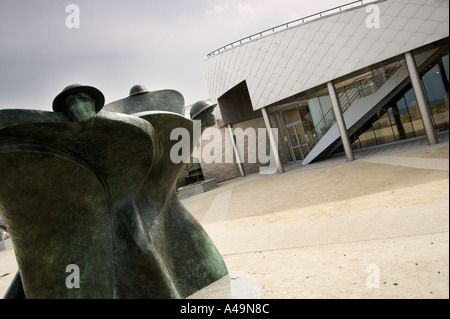 Kanadische Denkmal Juno Beach Centre Courseulles Sur Mer Normandie Frankreich Stockfoto