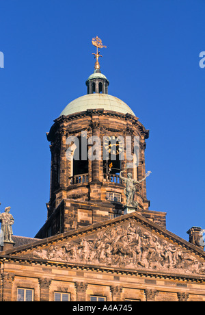 Königspalast, Dam Square, Amsterdam, Holland Stockfoto