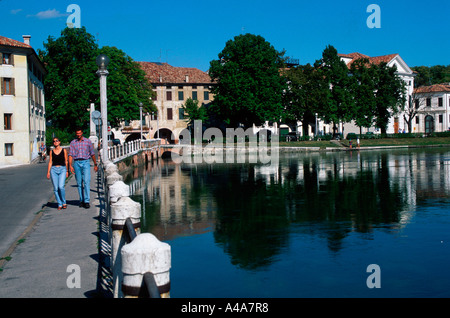 Riviera Garibaldi / Treviso Stockfoto