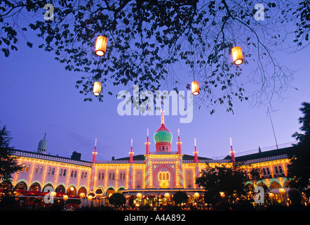 Tivoli Gärten, Kopenhagen, Dänemark Stockfoto