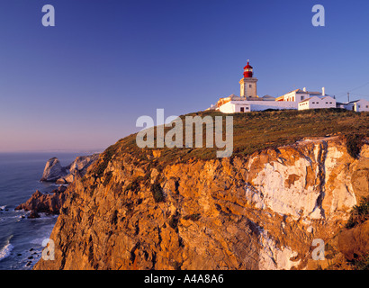 Leuchtturm, Cabo da Roca, Costa do Estoril, Portugal Stockfoto