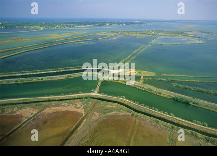Delta des Po Rosolina Veneto Italien Stockfoto