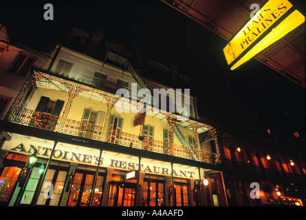 Antoines Restaurant, New Orleans, Louisiana, USA Stockfoto