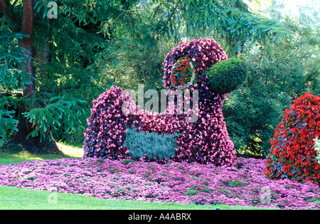 Formschnitt Kunst Mainau Insel Deutschland Europa Stockfoto