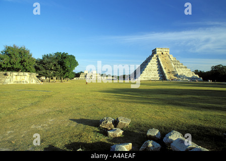 Pyramide in Chichen Itza Yucatan Mexiko Stockfoto
