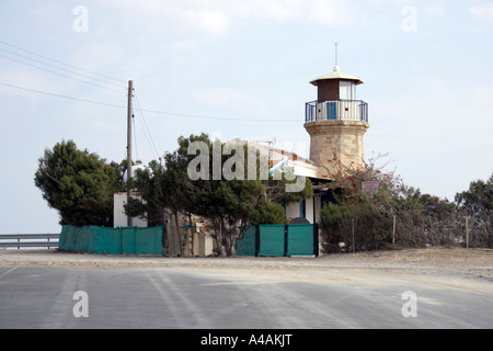 Leuchtturm am Cape Kiti-Zypern Stockfoto