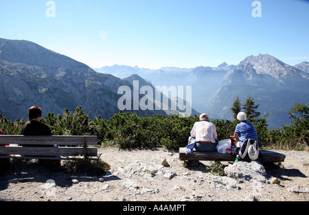 Deutschland-Berchtesgaden-Oberbayern-Kehlsteinhaus Stockfoto