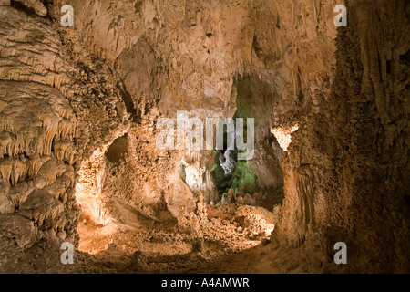 Das große Zimmer die größte Höhle in Carlsbad Caverns National Park New Mexico Stockfoto